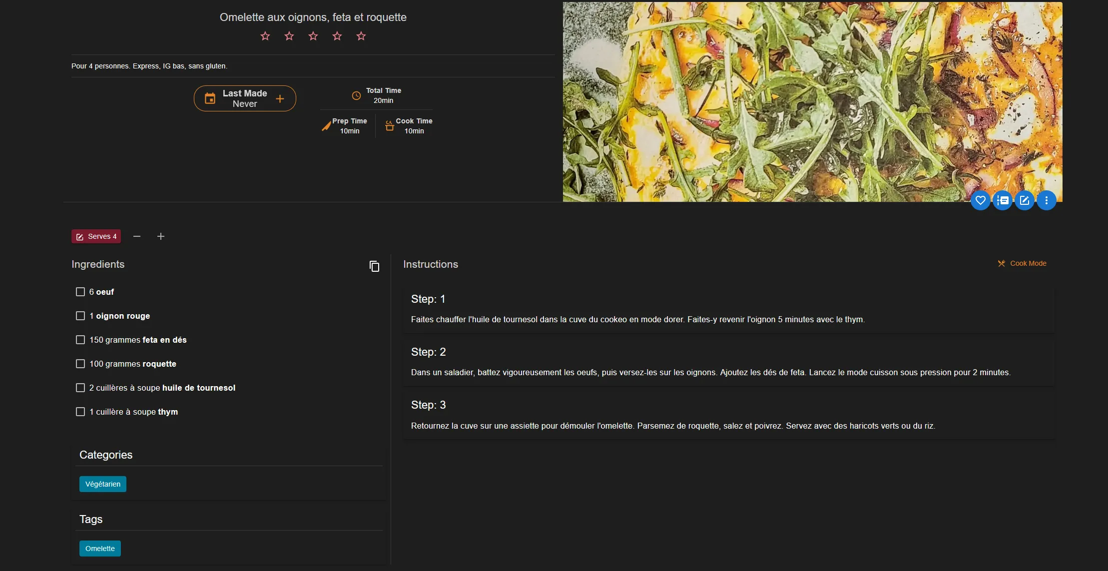 Mealie recipe example